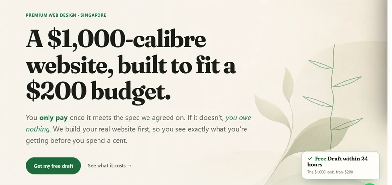 A Growuild website draft preview